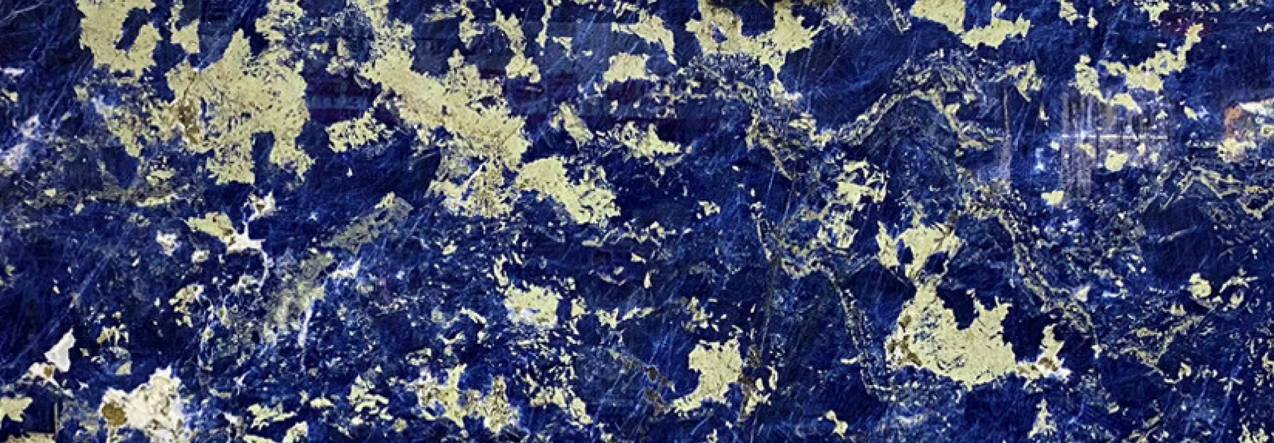 Deep blue and gold movement in Bolivia Blue stone