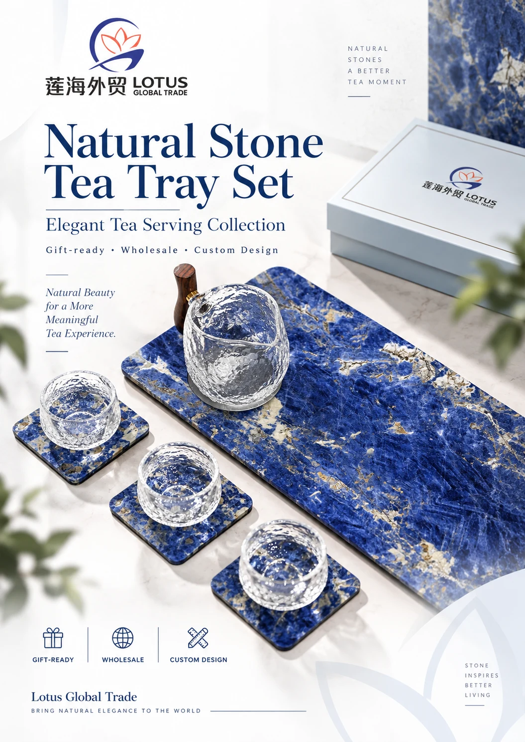 Stone Tea Tray view 2